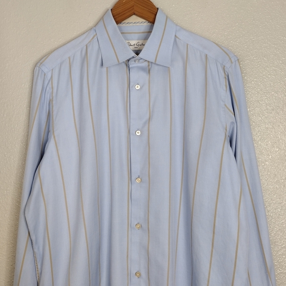 Robert Graham Men's Striped Long Sleeve Button Down Cowboy Rodeo Dress Shirt - Picture 8 of 14